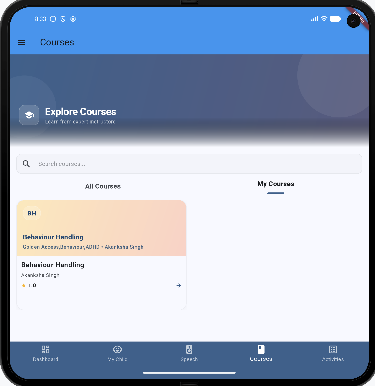 App interface slide 4